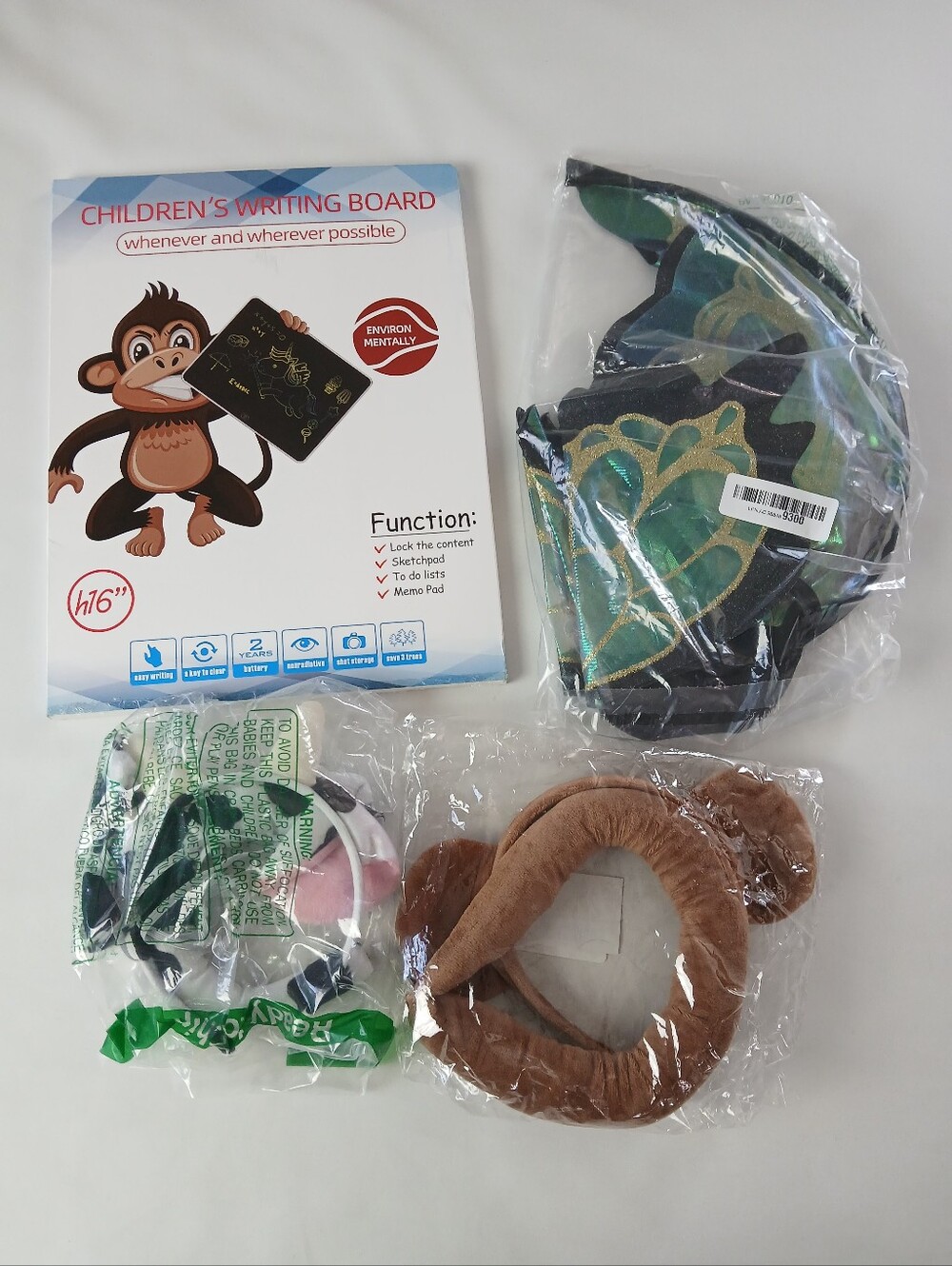 New Items Kids Bundle Lot writing Board Dress Up Costume